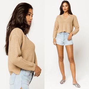 Retrod-Tillys vneck crop sweater